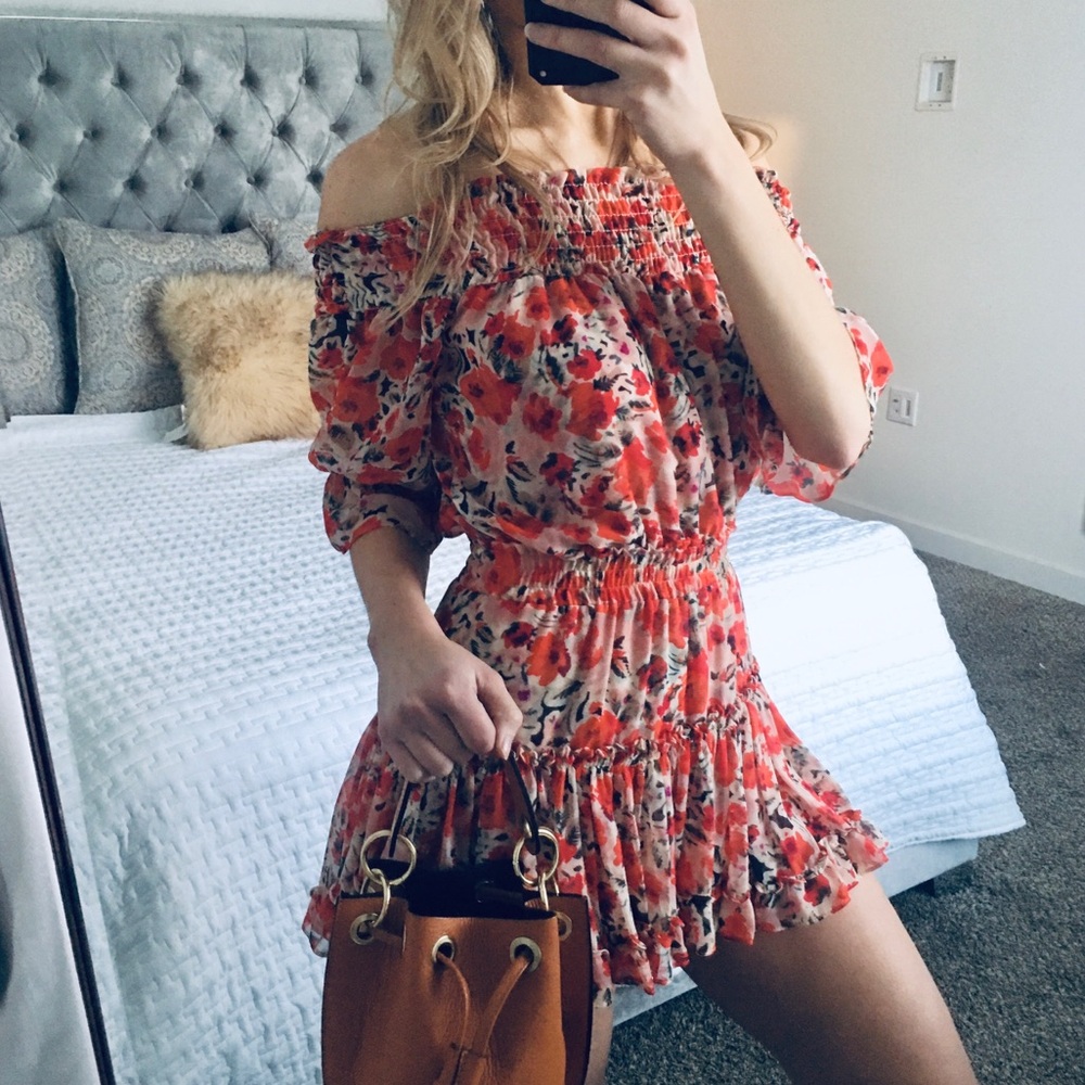 MISA Los Angeles Floral Dress